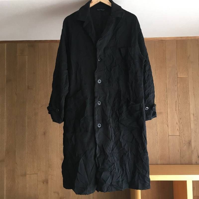 美品 Y's ワイズ ヨウジヤマモト シワ加工 コート2 YE-T11-560 - メルカリ