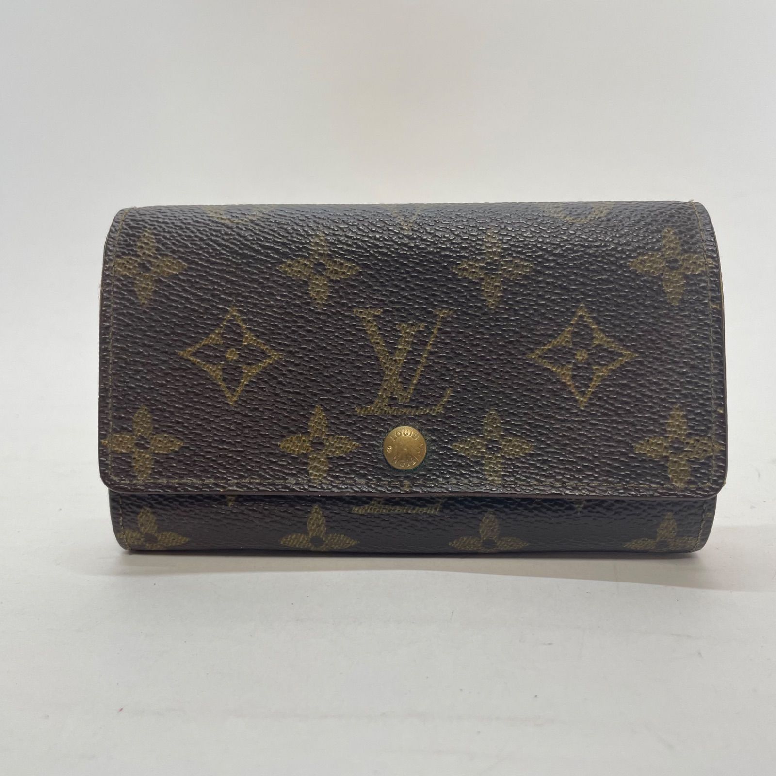 3565 LOUIS VUITTON ルイヴィトン モノグラム 折り財布 トレゾール