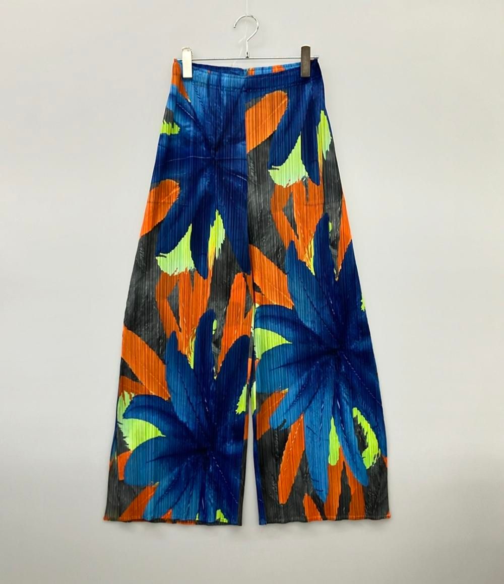 美品 プリーツプリーズ プリーツワイドパンツ 2025 CARNIVAL PP53JF715