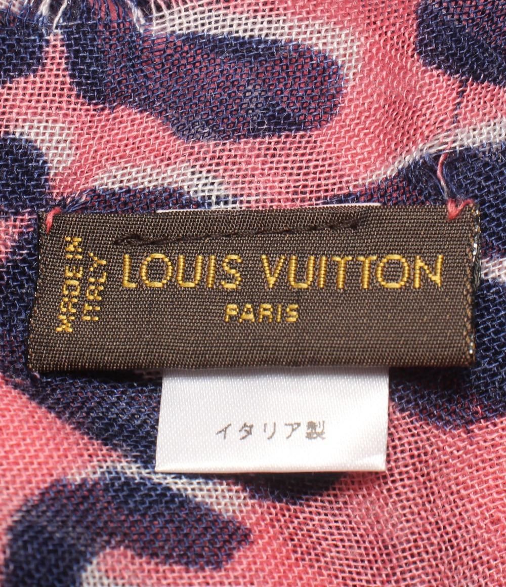 ルイ・ヴィトン 大判ストール ショール レオパード柄 レディース LOUIS