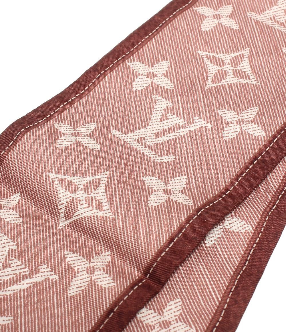 美品 ルイ・ヴィトン スカーフ シルク100% バンドー ニュー デニム