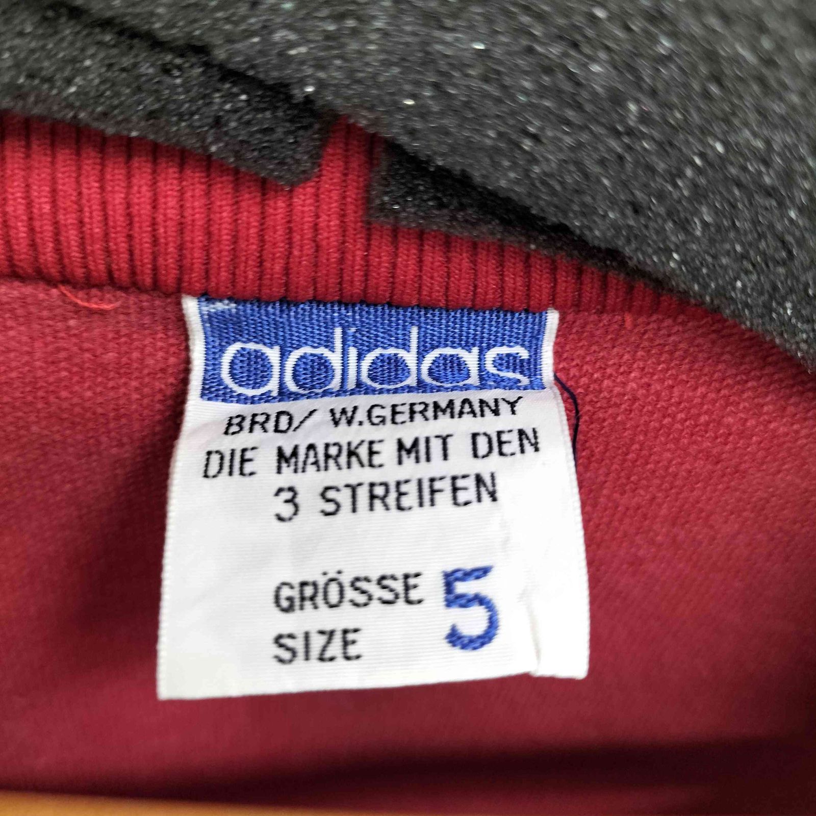 アディダス adidas 70S 西ドイツ製 レジスターマークなし ロゴなし 