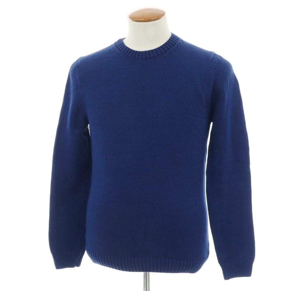 中古】ザノーネ ZANONE コットン クルーネック プルオーバーニット