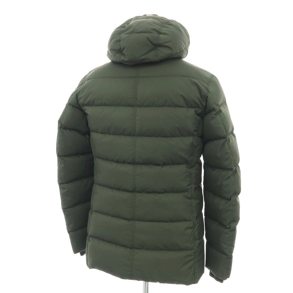 中古】ヘルノ Herno POLAR-TECH ナイロン フーデッド ダウンコート