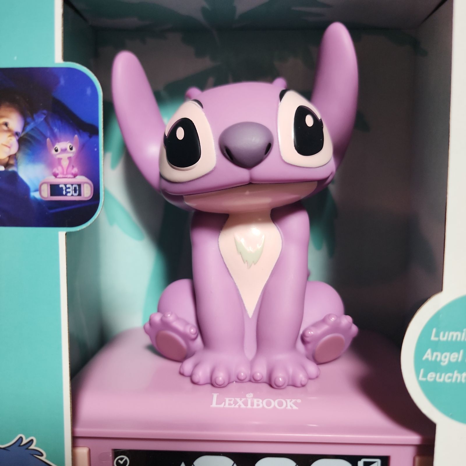 ディズニー リロ&スティッチ エンジェル フィギュア 目覚まし時計