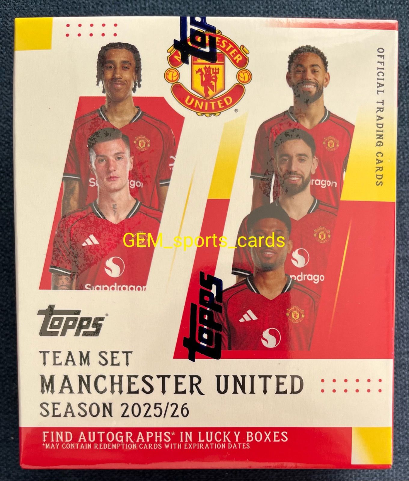 国内未発売 新品未開封 1Box】2025/26 Topps Manchester United Team 