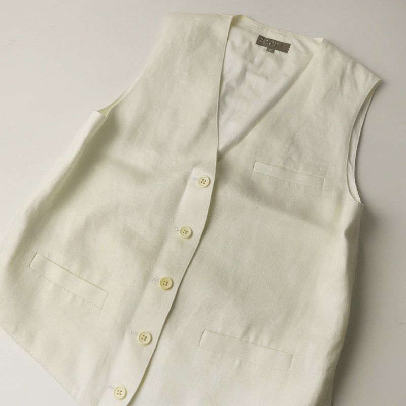 マーガレットハウエル MARGARET HOWELL リネンVネックベスト 2