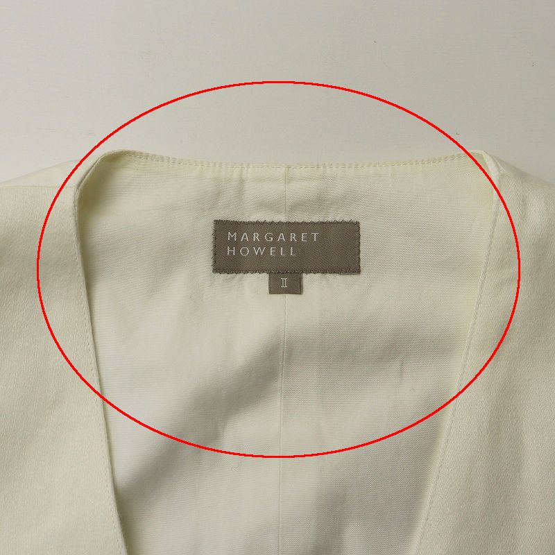 マーガレットハウエル MARGARET HOWELL リネンVネックベスト 2