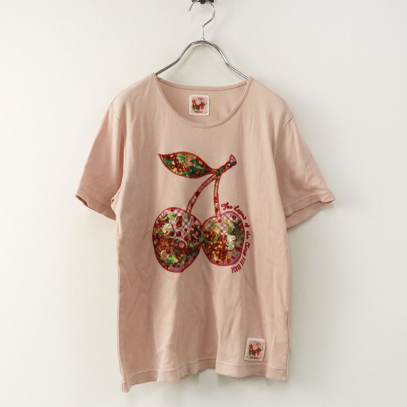 ピンクハウス PINK HOUSE いちご＆チェリーミーティングアップリケ