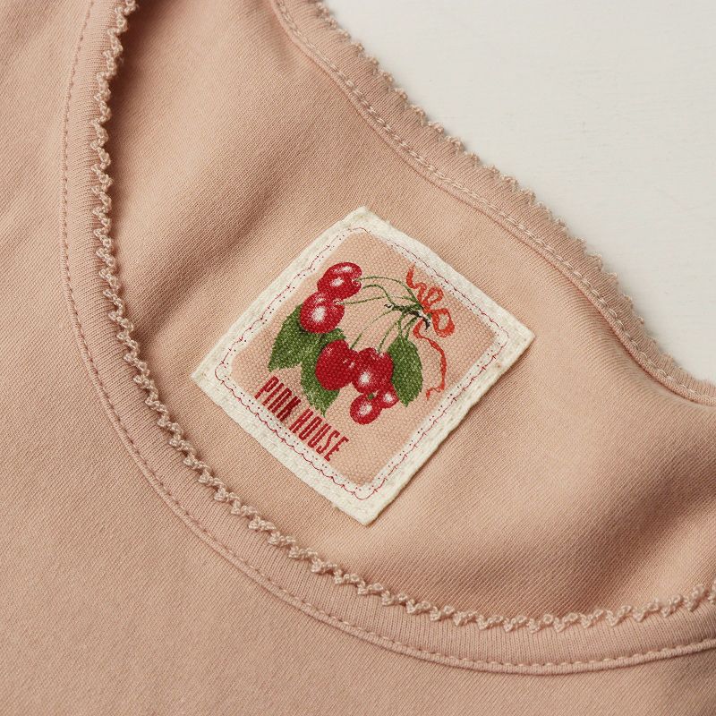 ピンクハウス PINK HOUSE いちご＆チェリーミーティングアップリケ