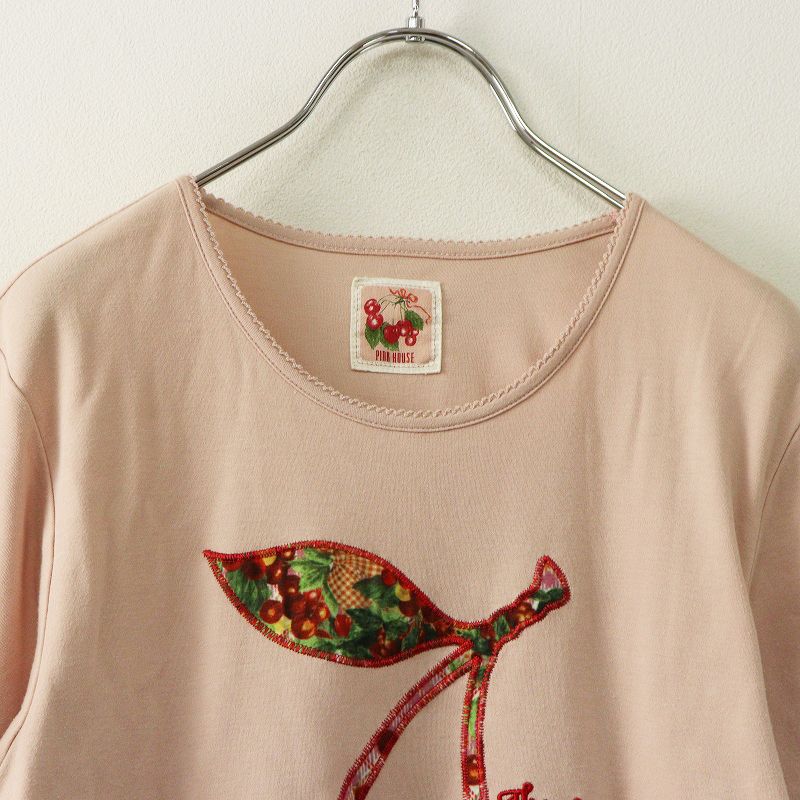 ピンクハウス PINK HOUSE いちご＆チェリーミーティングアップリケ