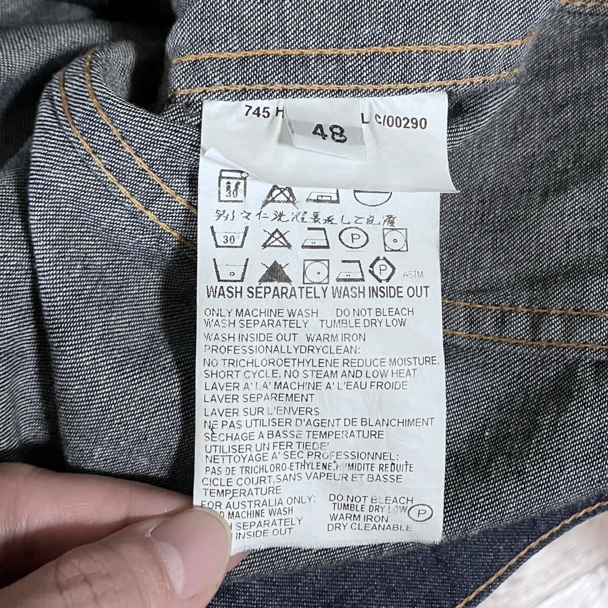 HELMUT LANG ヘルムートラング 本人期 後期 00s 1st Type Lightweight 