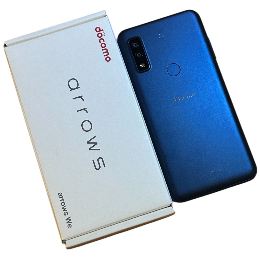 訳あり】arrows We F-51B ホワイト（SIMフリー・ドコモ）利用制限