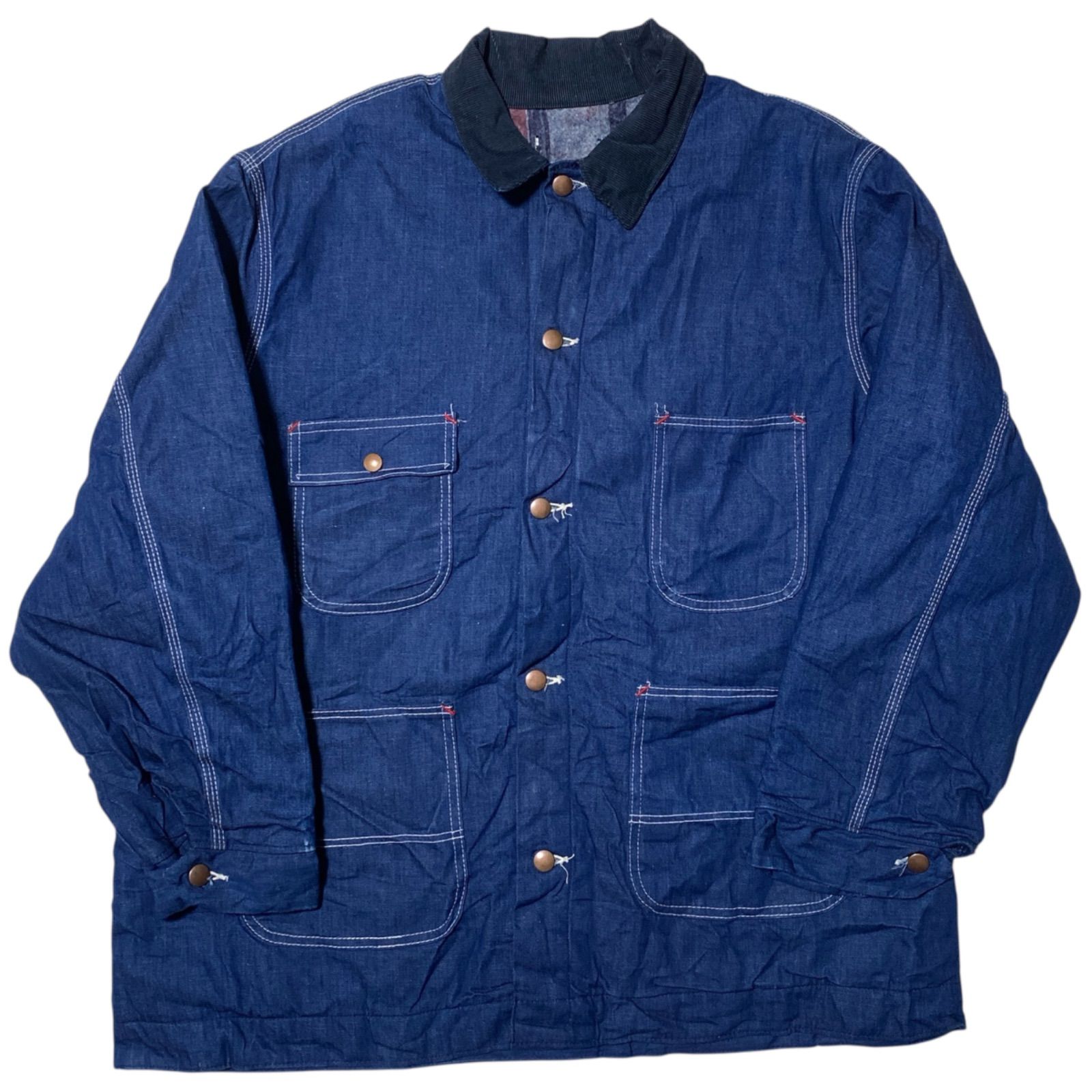 デニムジャケット デニムカバーオール ワークジャケット ヴィンテージ