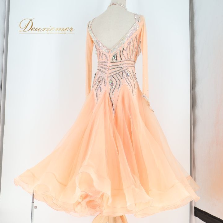 社交ダンス 衣装 スタンダードドレス ワンピース ドレス スタンダード