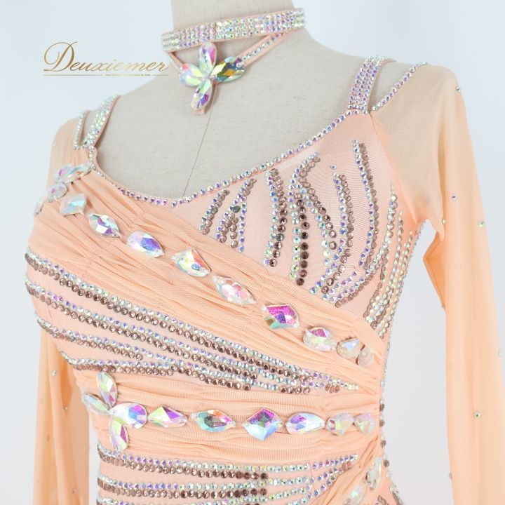 社交ダンス 衣装 スタンダードドレス ワンピース ドレス スタンダード