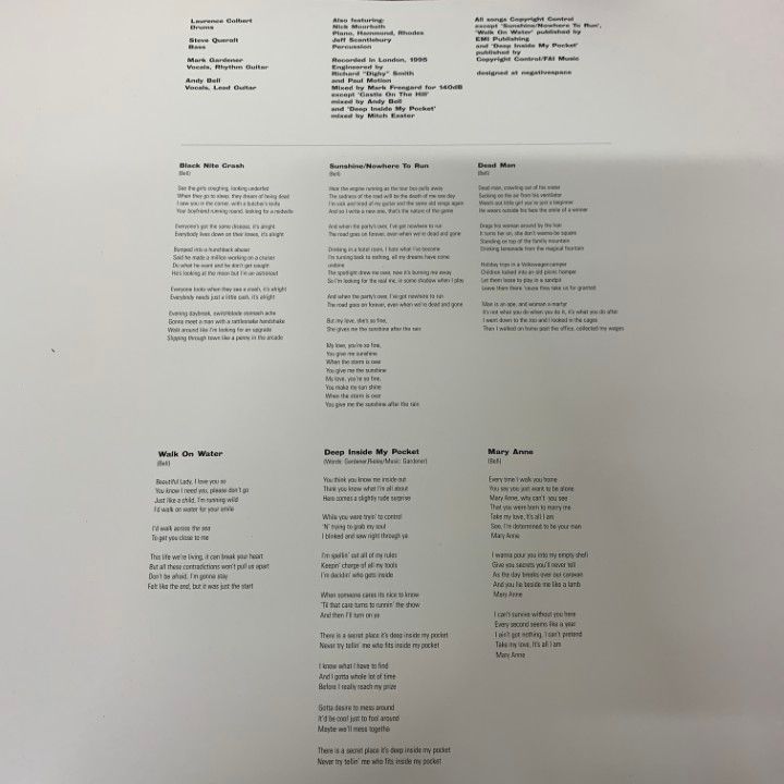 △01)【1点限り!】Ride/Tarantula/Black Nite Crash/CRELP 180/UK盤/英