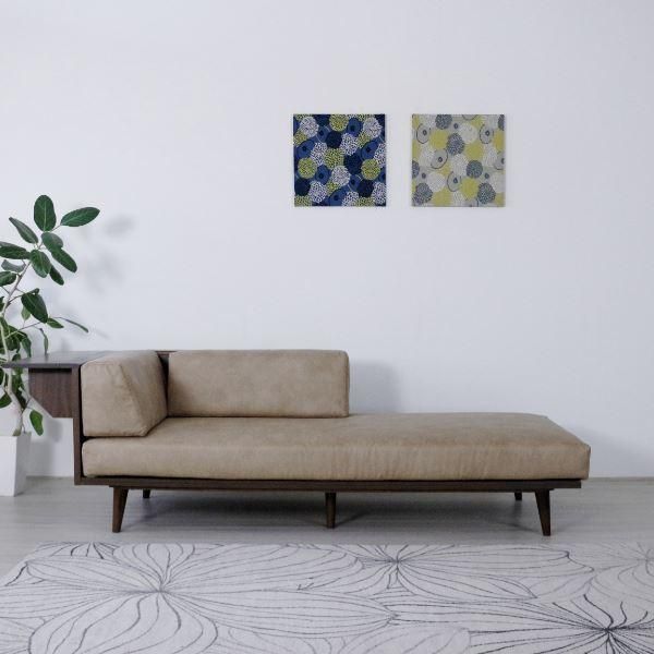 ソファー 3人掛け 約幅200～228cm ウォールナット×ベージュ 木製脚付き リビング ダイニング インテリア家具 プレゼント