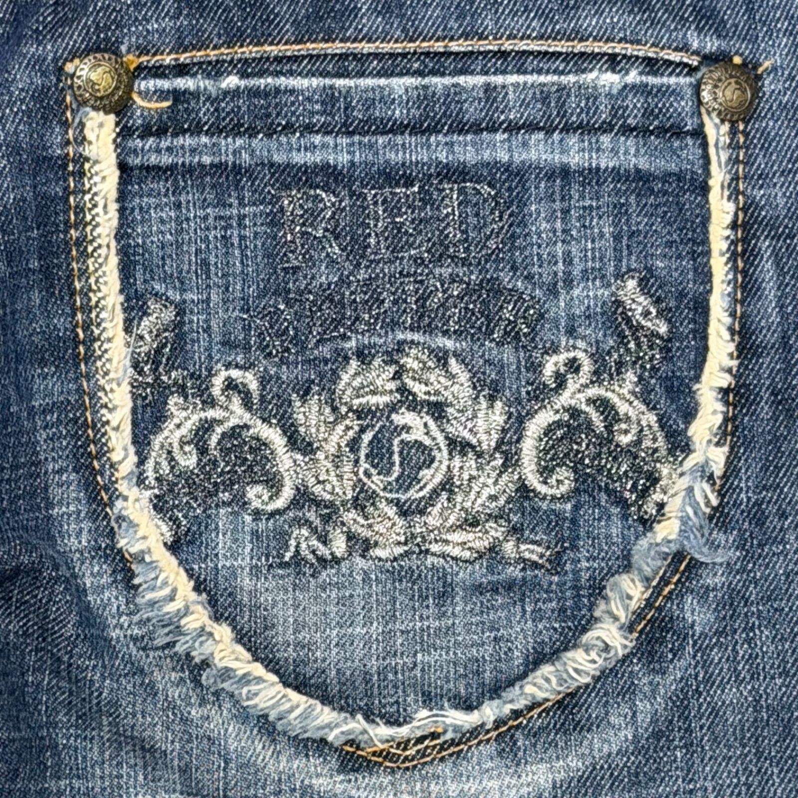 RED PEPPER ブーツカットデニム 26 レッドペッパー 刺繍 Y2K