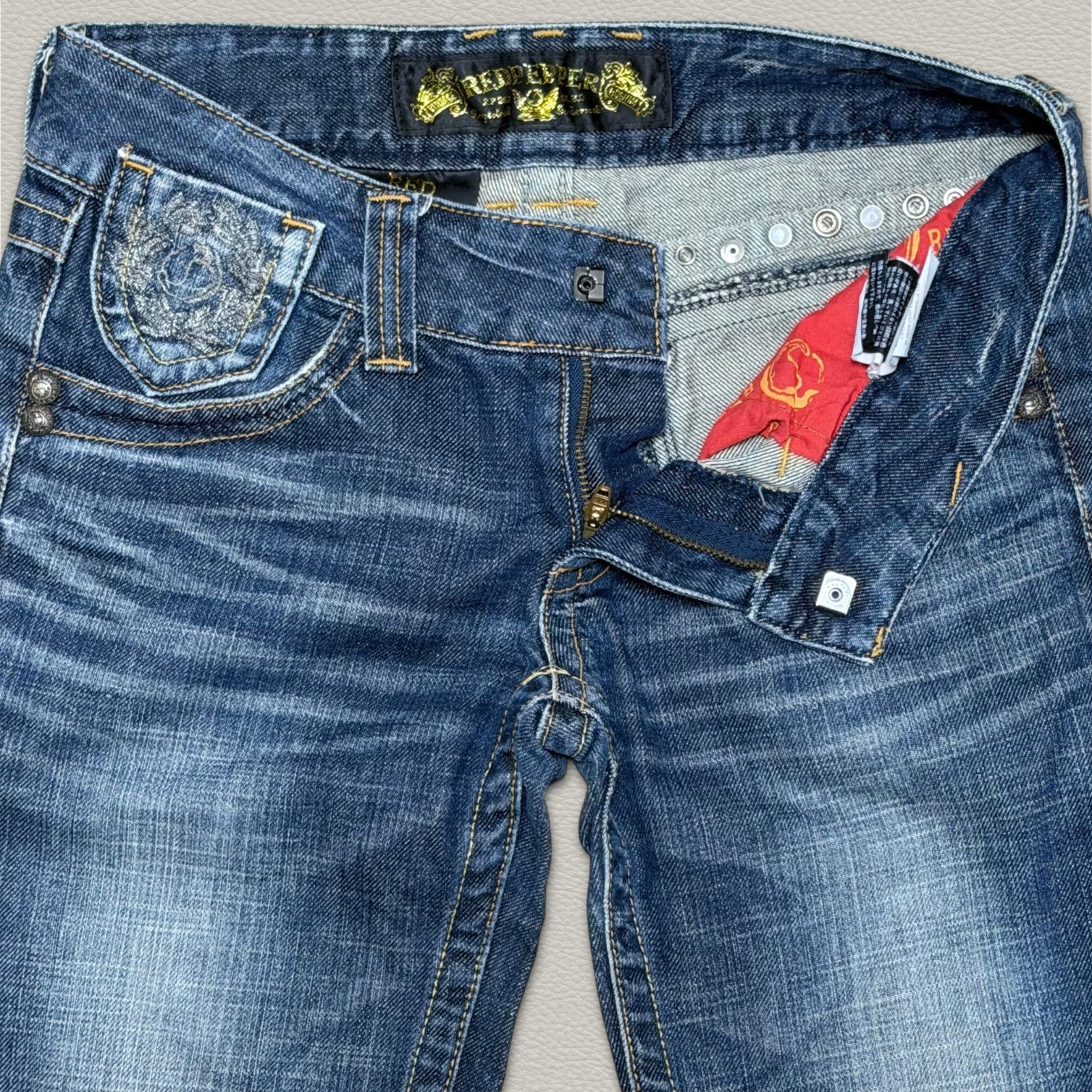 RED PEPPER ブーツカットデニム 26 レッドペッパー 刺繍 Y2K