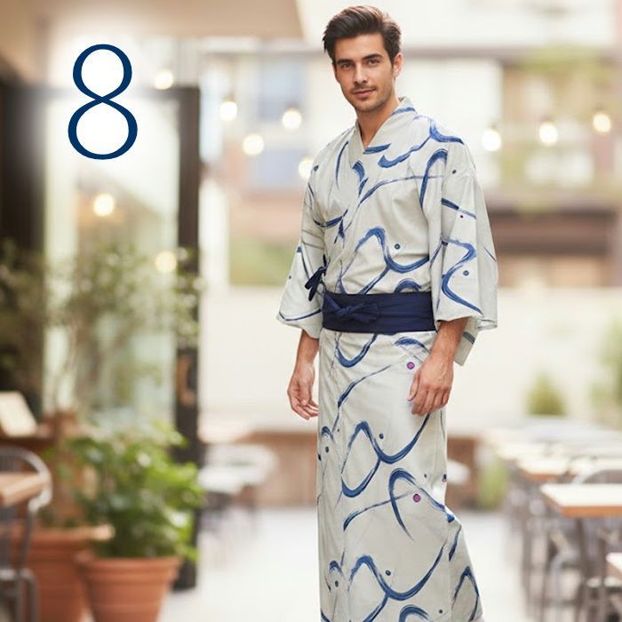 男 浴衣 反物 日本製 新品 ワイドサイズ 品番260238 - メルカリ