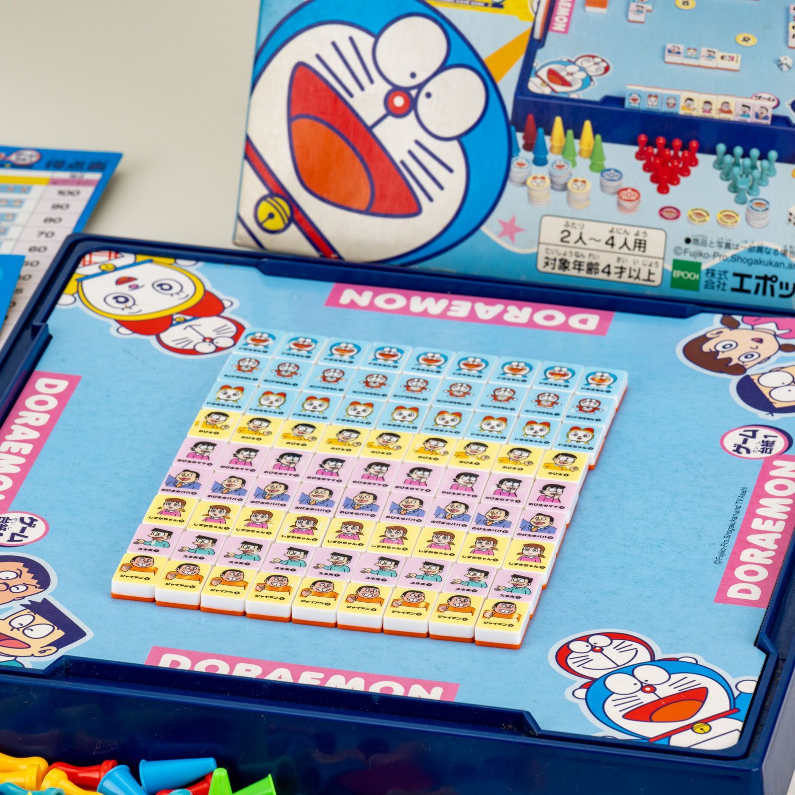 ジャンク品】エポック社 ドラえもん ジャラポンパーティー12 当時物