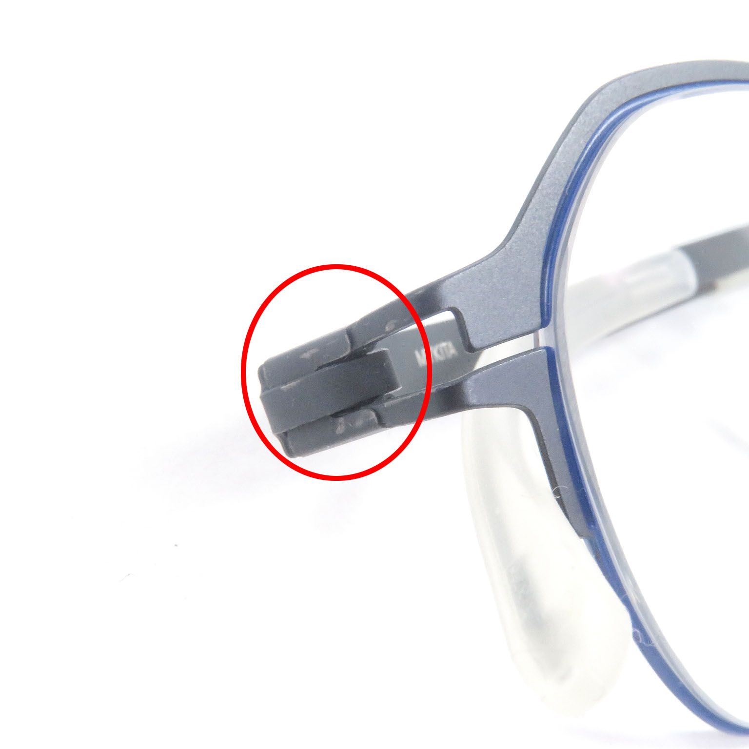 極美品□MYKITA マイキータ C514 DORIAN ハーフリム メガネ 眼鏡 アイウェア メタリックネイビー 45□21-140 箱・ケース付き ドイツ製 メンズ 極美品□MYKITA マイキータ C514 DORIAN ハーフリム メガネ 眼鏡 アイ
