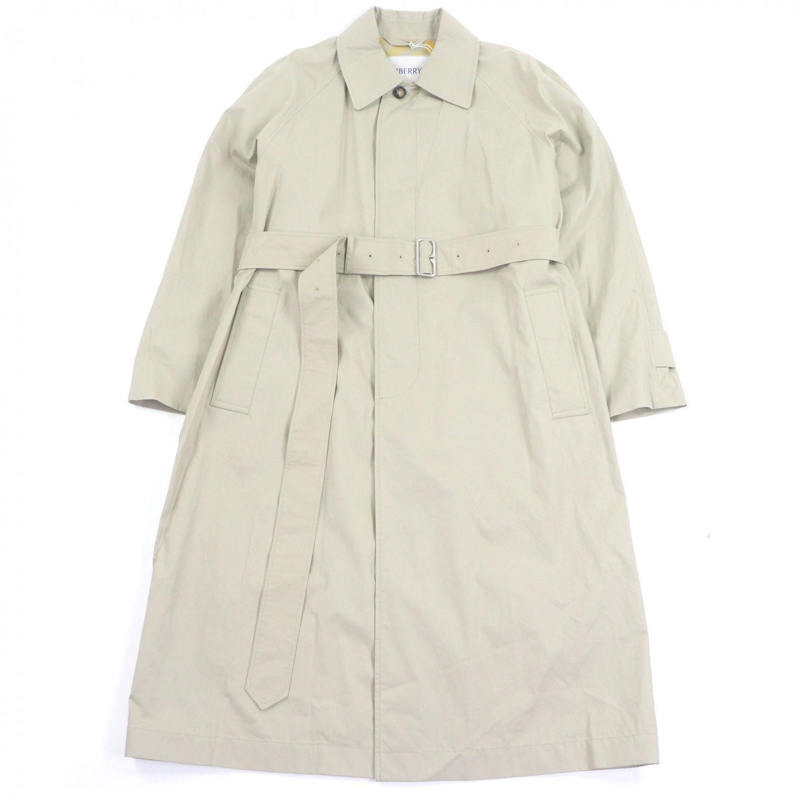 バーバリー BURBERRY 8078716 コート 未使用品□BURBERRY バーバリー 8078716 コットン100％ 裏チェック柄
