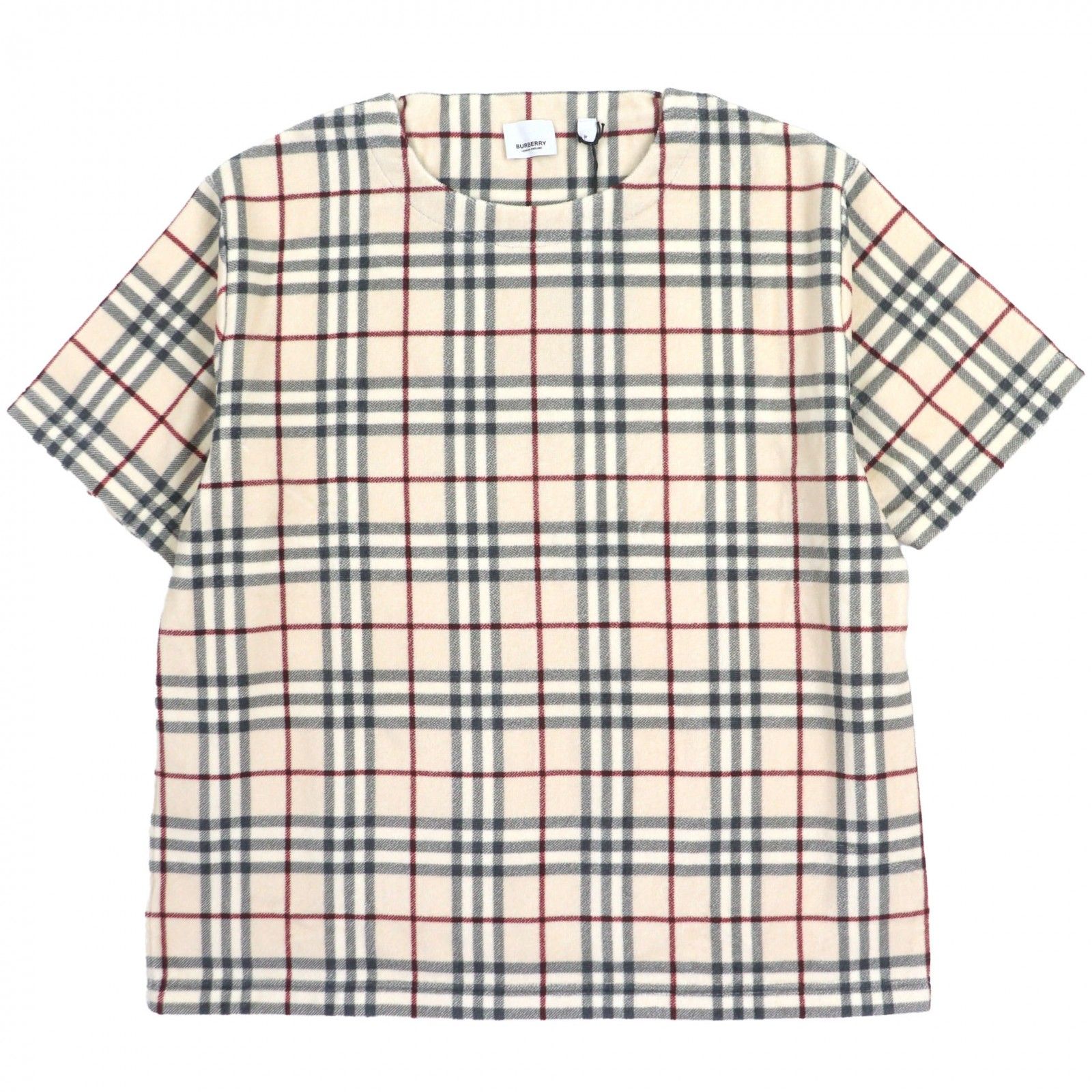 未使用品▽BURBERRY バーバリー 8074186 コットン100% ノバチェック柄