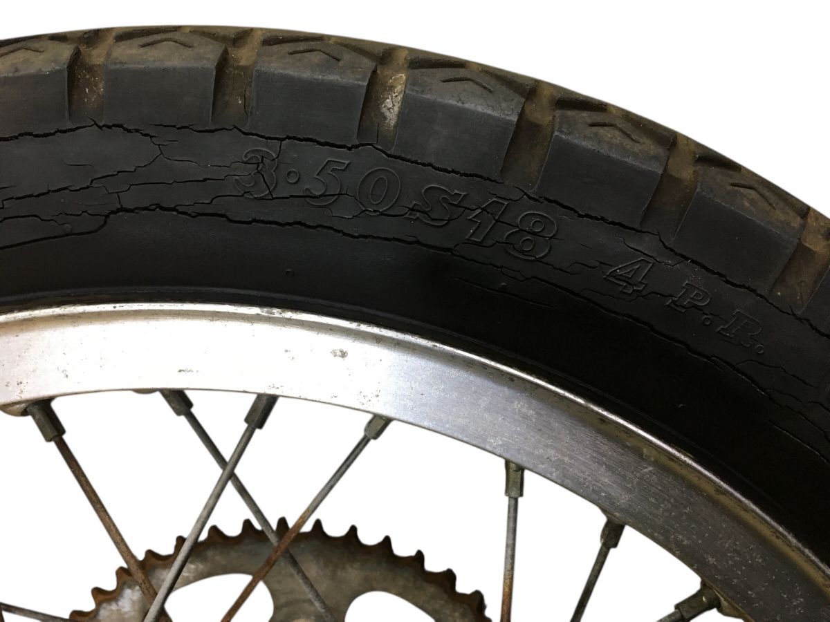専用出品 HONDA シルクロード L250S リアホイール レストア 組み換え OHベース