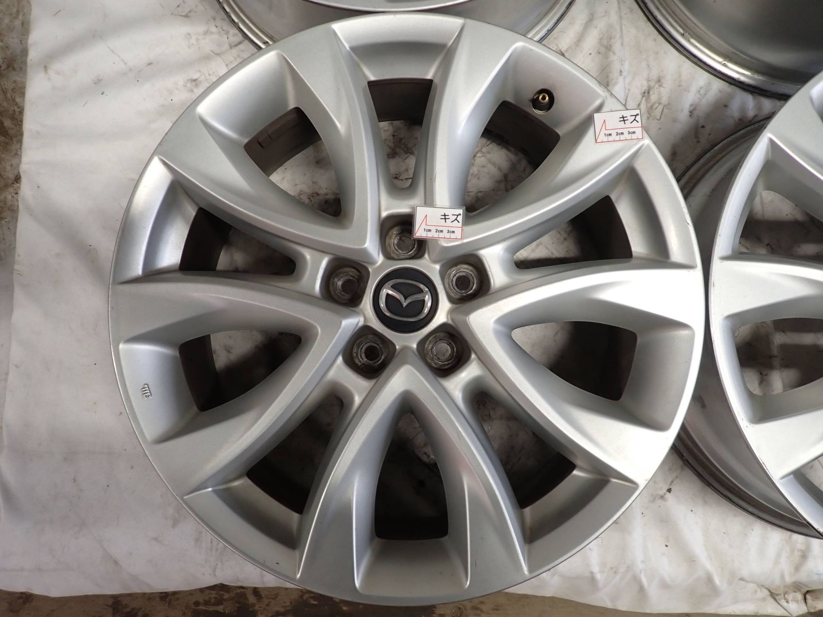 4本SET 会社宛 送料無料 19×7J マツダ CX-5 純正アルミ 5穴 PCD 114.3