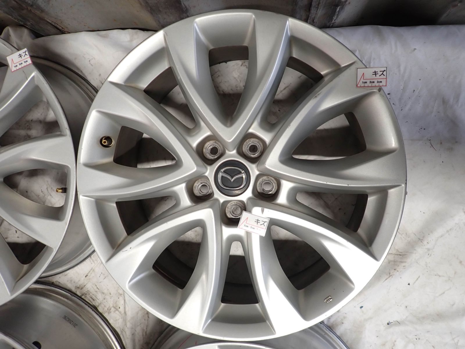 4本SET 会社宛 送料無料 19×7J マツダ CX-5 純正アルミ 5穴 PCD 114.3