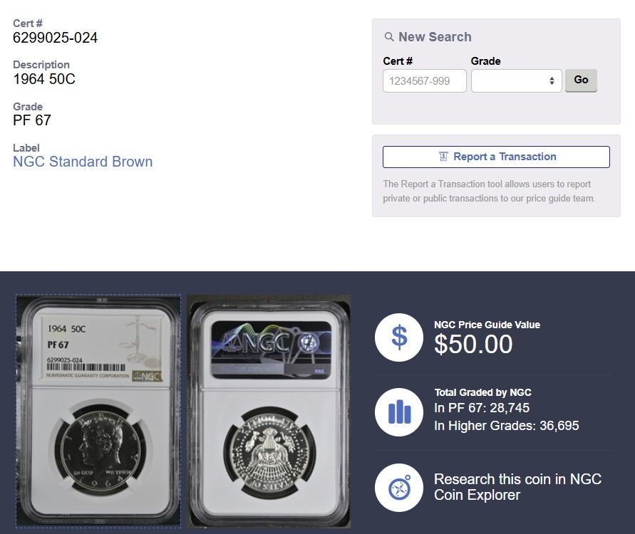 金太郎様専用 1964年（発行初年度）ケネディ大統領追悼ハーフダラー