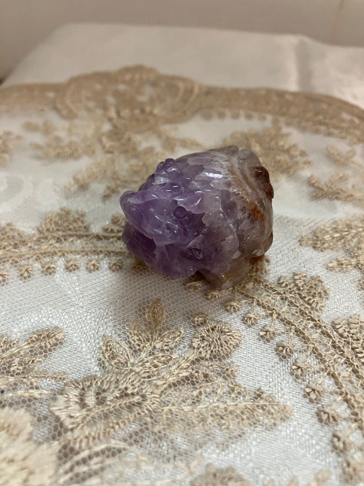 龍亀 ロングイ アメジストめのう - メルカリ