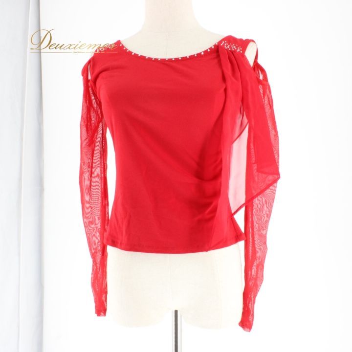 社交ダンス 衣装 スタンダード トップス レッスンウェア 練習着 Create