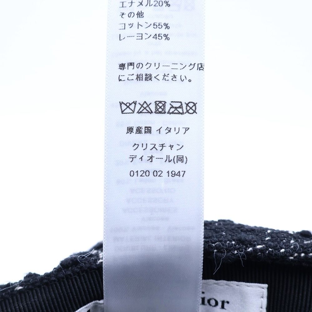 Christian Dior (クリスチャンディオール) キャスケット 帽子 ブラック