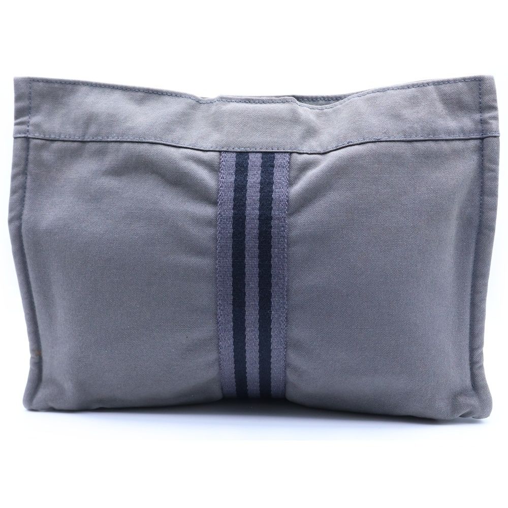 HERMES (エルメス) フールトゥ キャンバスクラッチバッグ セカンド