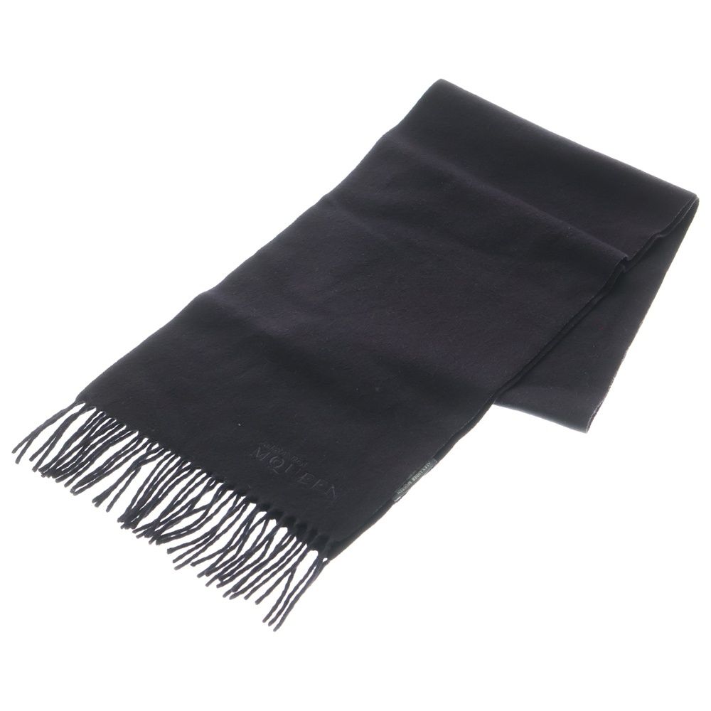 Alexander McQueen (アレキサンダーマックイーン) ロゴ刺繍 カシミヤ