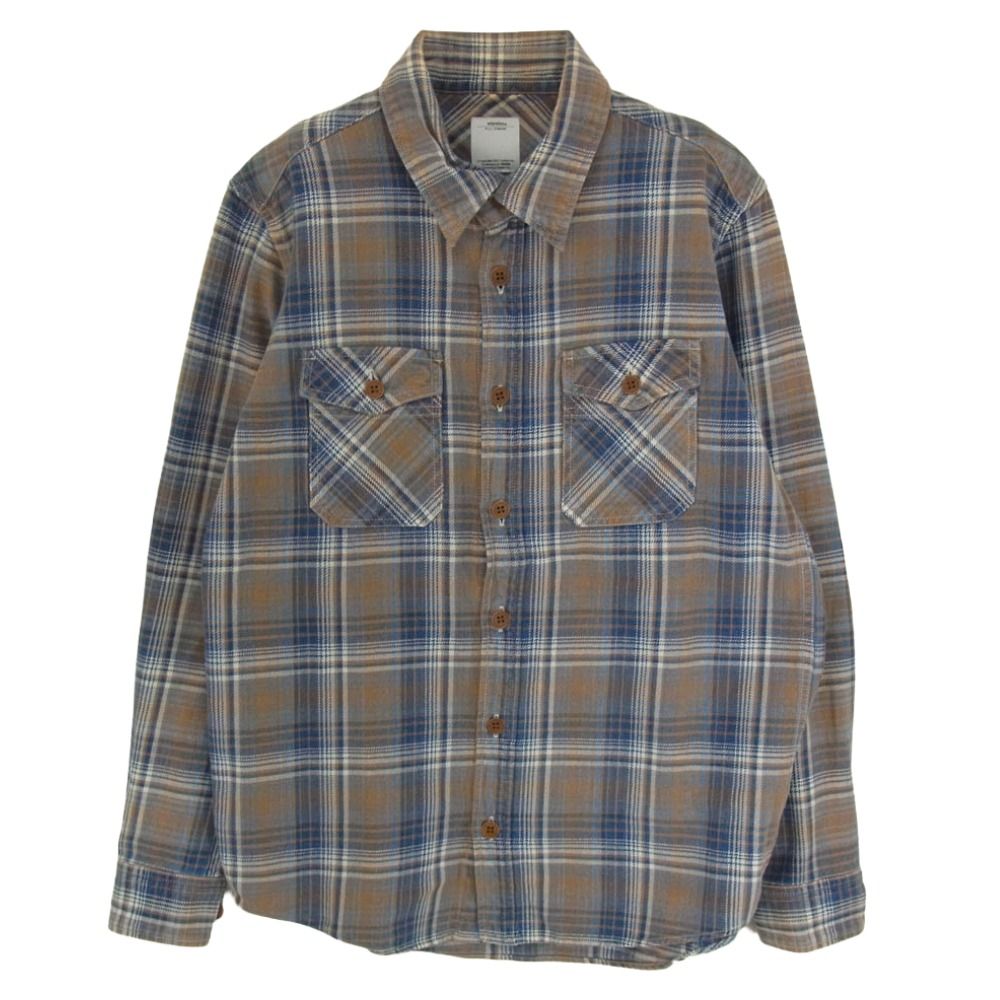 VISVIM ビズビム 16SS 0116105011015 Black Elk Flannel Shirt エルク