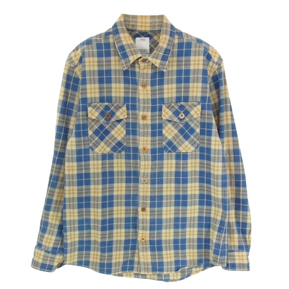 VISVIM ビズビム 14AW 0114205011022 Black Elk Flannel Shirt エルク