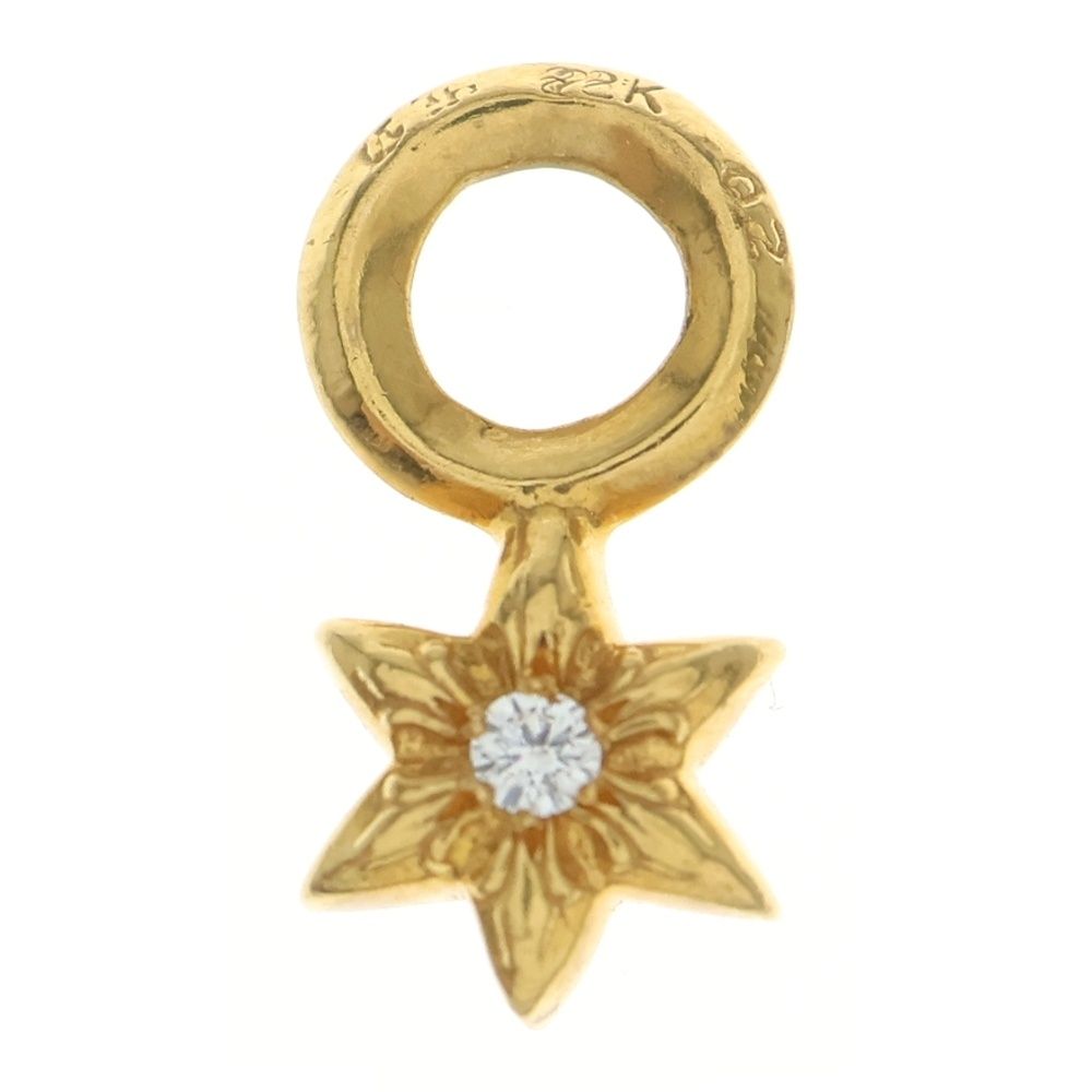 CHROME HEARTS (クロムハーツ) 22K STACK STAR V2 1PD スタースタック