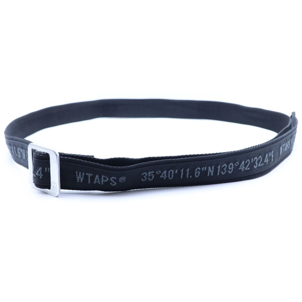 WTAPS (ダブルタップス) 21AW WEBBING BELT キャンバスベルト ブラック