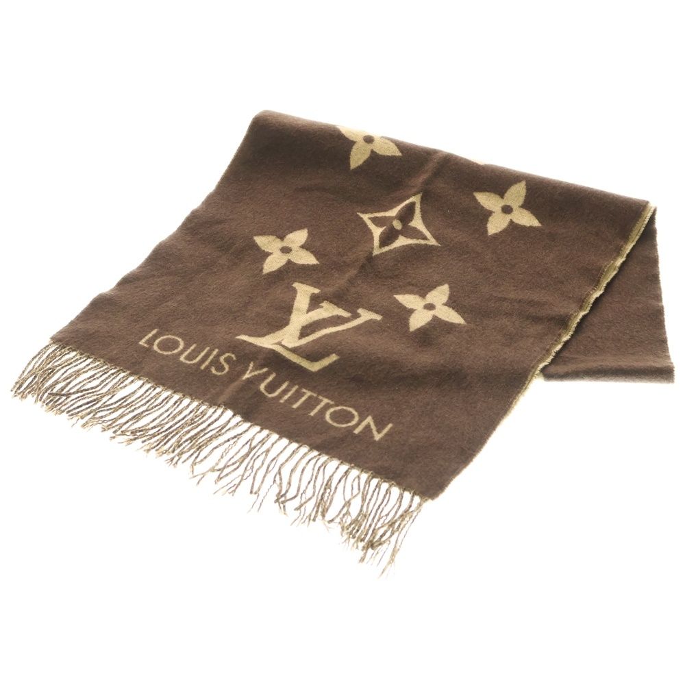 LOUIS VUITTON (ルイヴィトン) エシャルプ レイキャビック カシミヤ