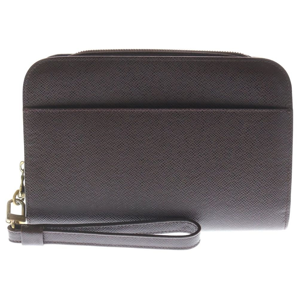 LOUIS VUITTON ルイヴィトン タイガ バイカル グリズリ ゴールド金具 レザークラッチバッグ ブラウン M30188 LOUIS VUITTON (ルイヴィトン) タイガ バイカル グリズリ ゴールド金具