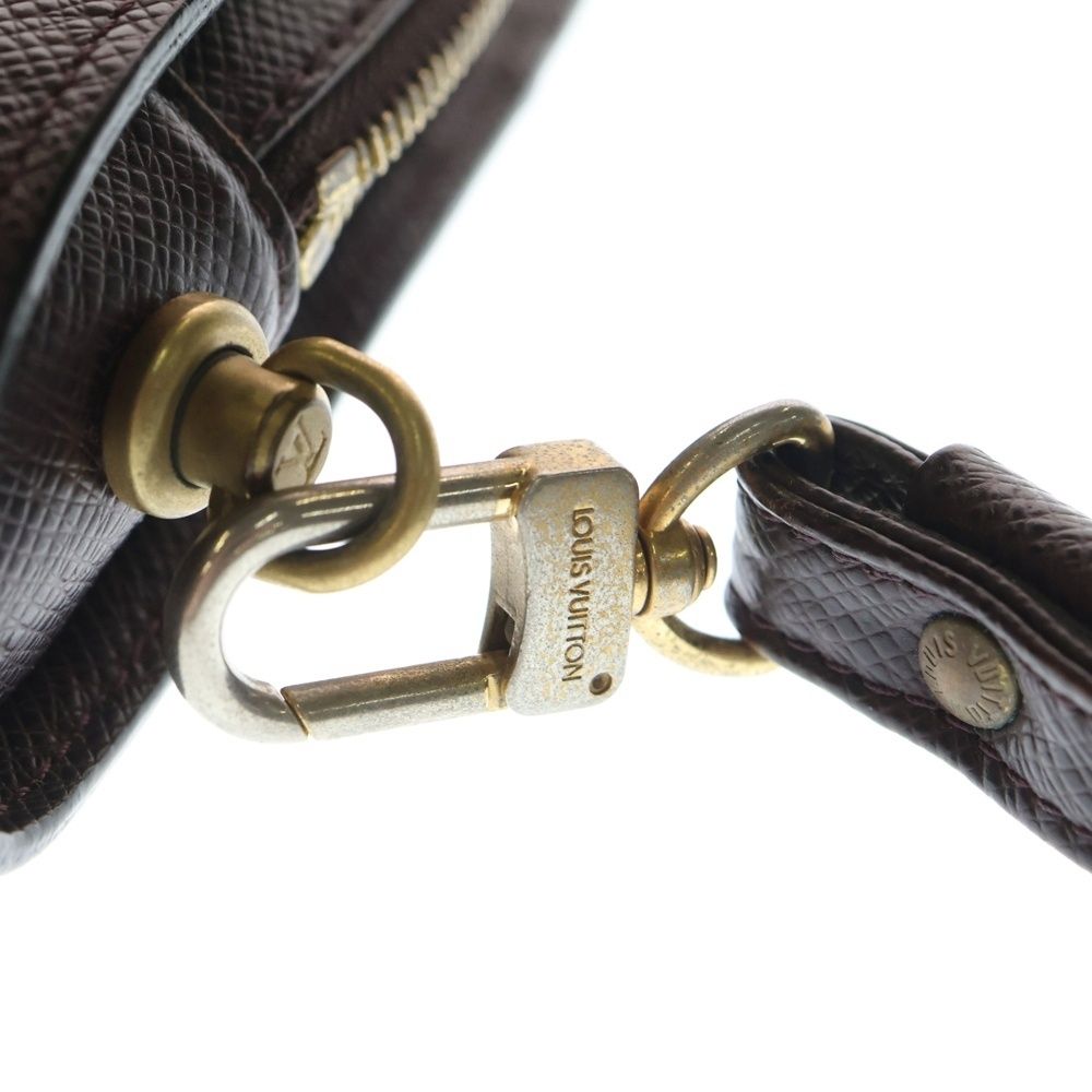 LOUIS VUITTON ルイヴィトン タイガ バイカル グリズリ ゴールド金具 レザークラッチバッグ ブラウン M30188 LOUIS VUITTON (ルイヴィトン) タイガ バイカル グリズリ ゴールド金具