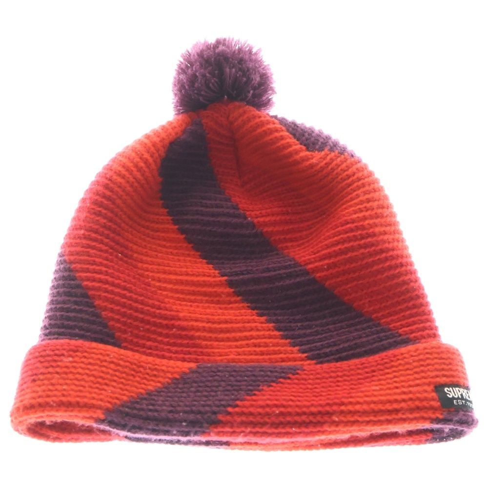 SUPREME (シュプリーム) 13AW Diagonal Stripe Beanie ダイアゴナル