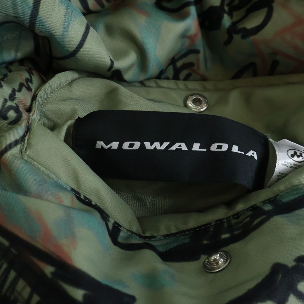Mowalola (モワローラ) 25AW graffiti bomber jacket ダメージ加工 MA