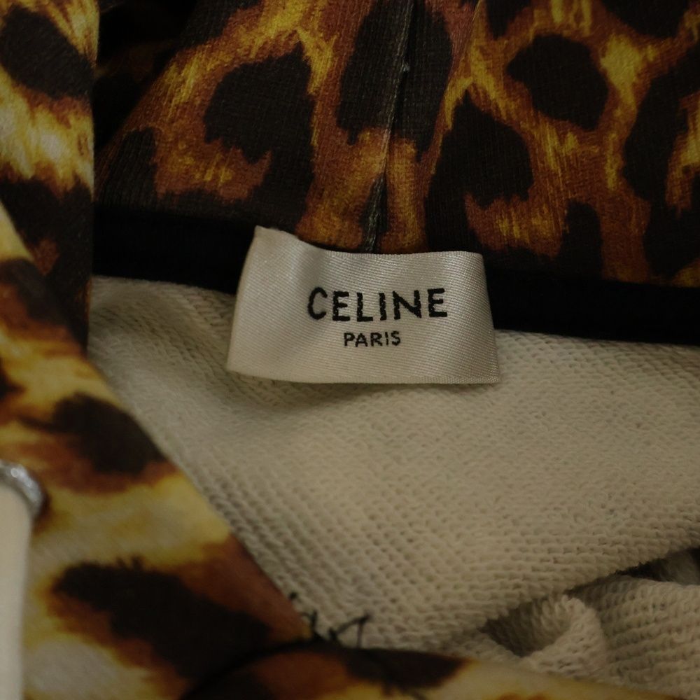 CELINE (セリーヌ) 21SS フロントロゴ レオパード柄 プルオーバー