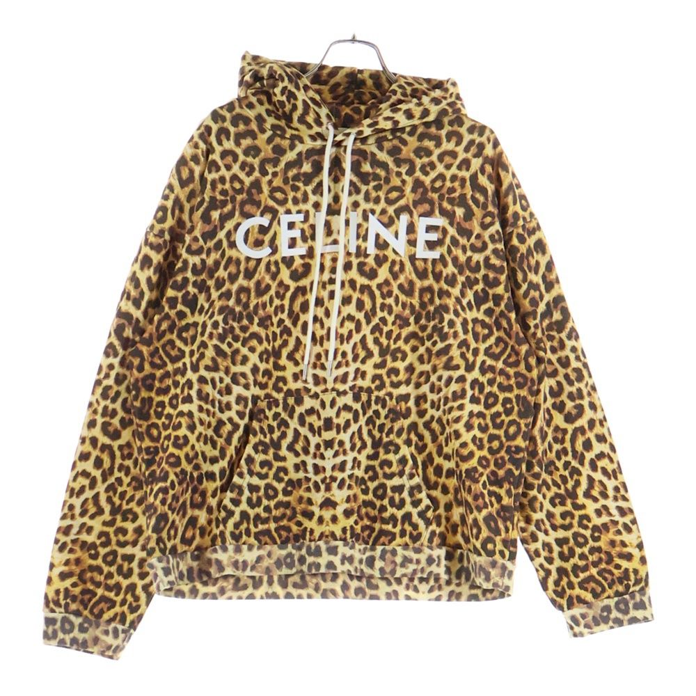 CELINE (セリーヌ) 21SS フロントロゴ レオパード柄 プルオーバー