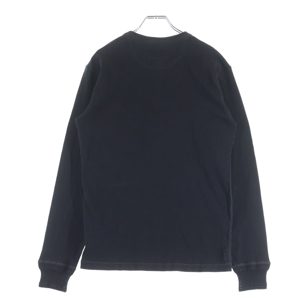 RRL (ダブルアールエル) ヘンリーネック 長袖Tシャツ ロンT ブラック